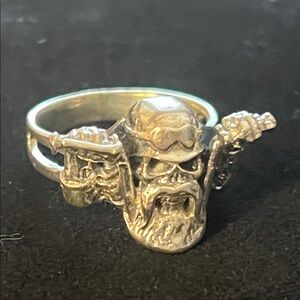 925 STERLING BIKER RING SIZE 11